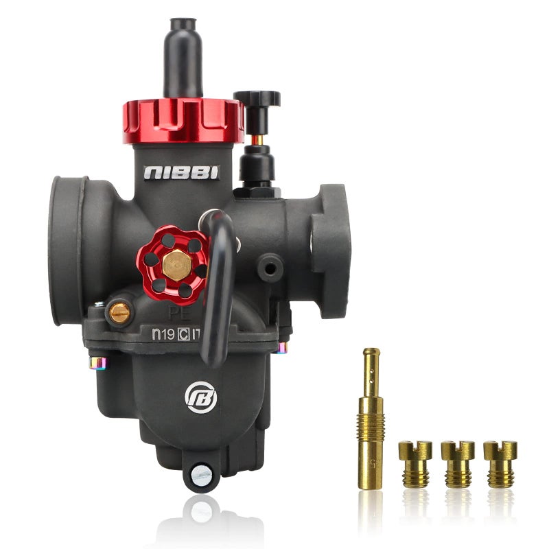 NIBBI Carburetor PE19mm  Fits 110cc 125cc Flange Motorcycle Engines  With Main Pilot jet  fits for HONDA Apollo110 SSR110 Pit Dirt bike Taotao GY6 ATV - Image 1